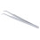 2 Pinzette per Nail Art Curve e Dritte (argento) 4