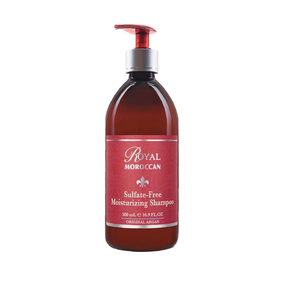 Royal Moroccan Sulfate Free Shampoo | Argan Oil Shampoo | Shampoo For Color Treated Hair | Moisturizing Shampoo Argan Oil Hair Products (500 Ml 16.9 O