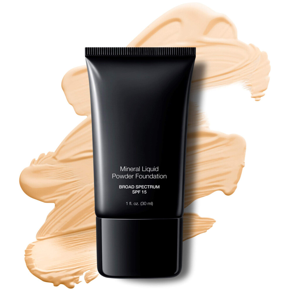 Jolie. Bezchybn Ja Jolie Mineral Liquid Powder Foundation Spf 15 1 Fl. Oz. Hypoallergenic - For All Skin Types (Linen)