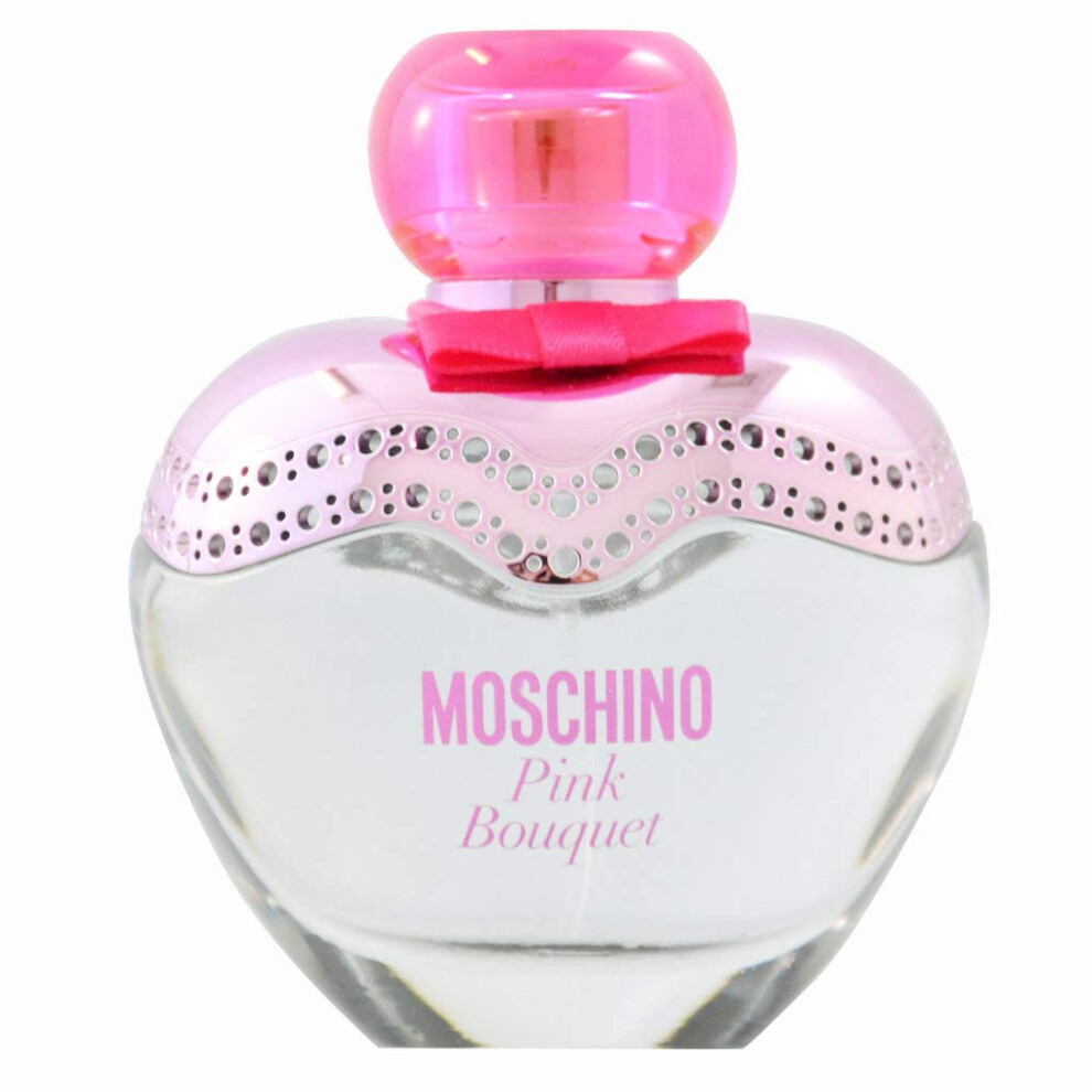 Moschino Pink Bouquet Eau de Toilette Spray for Women  1.7 Ounce