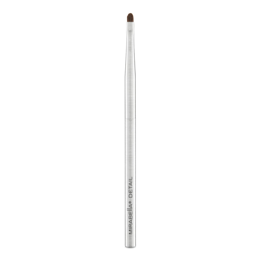 Mirabella Detail Eyeshadow Brush Premium Professional Makeup Brush Collection Cruelty-Free Synthetic Bristle Brush With Hand-Sculpted Brushed Alumin