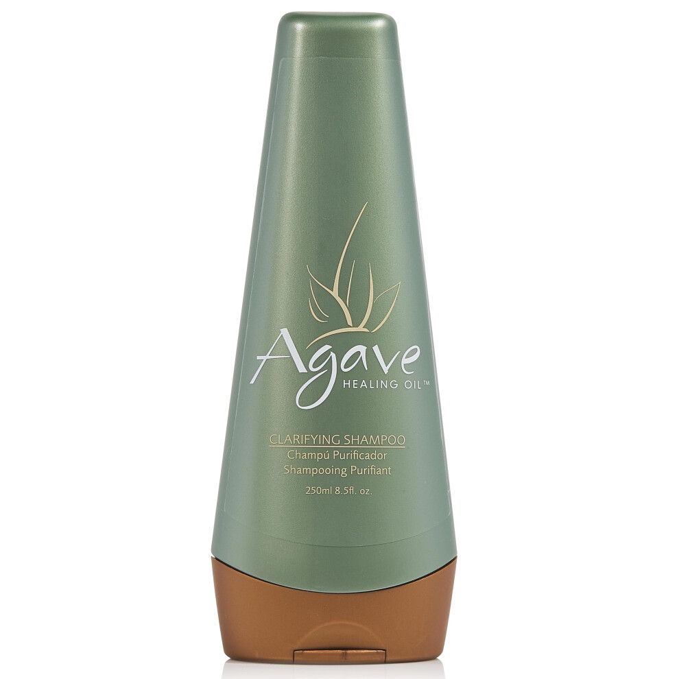 Agave-Hoitoã¶Ljy Agave Clarifying Shampoo Deep Cleansing Hydrating Formula For All Hair Types Prepares Hair For Smoothing Treatments Sulfate-Free 8.5 Fl Oz