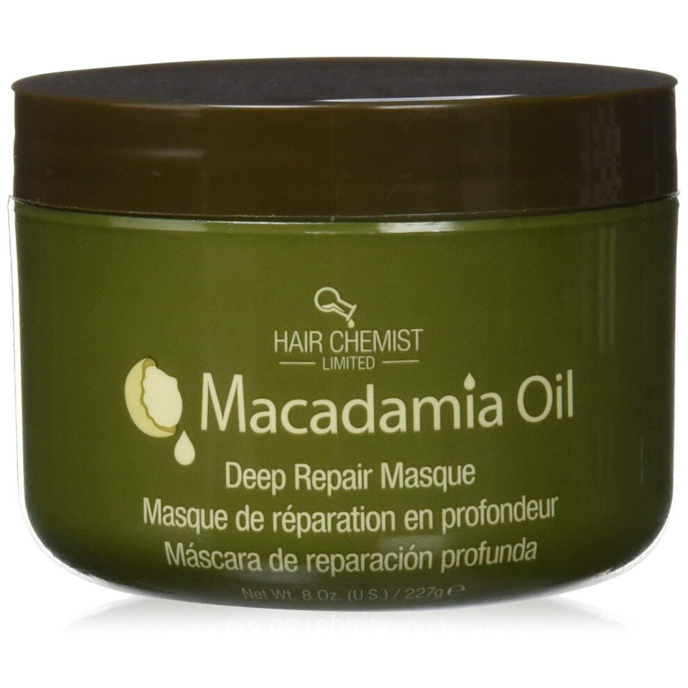 Masque r   parateur en profondeur     l'huile de macadamia Hair Chemist, poids net   : 227 g