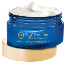Premier Dead Sea Aromatische Body Butter - Melk en Honing, anti-aging huidverzorging, moisturizer, hydraterende sheaboter