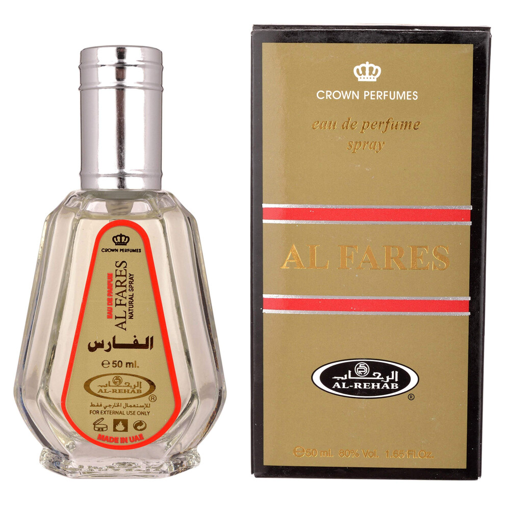 Al Rehab Al Fares Eau de Parfum Spray pour Homme 1,7 oz