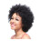 IT'S A WIG Echthaarper  cke - AFRO CURL Farbe - #1B - Off Black 2