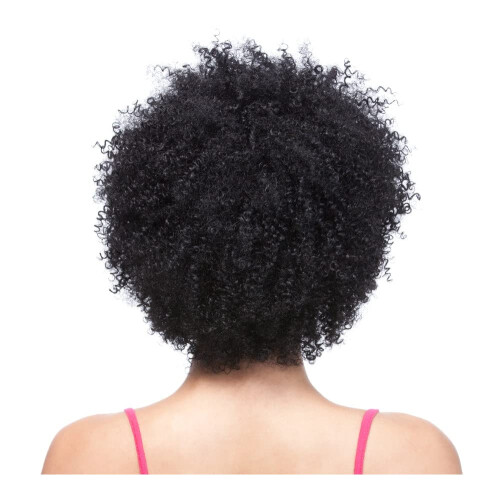 IT'S A WIG Echthaarper  cke - AFRO CURL Farbe - #1B - Off Black 2