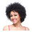 IT'S A WIG Echthaarper  cke - AFRO CURL Farbe - #1B - Off Black 1