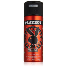Spray corporal masculino Playboy Vegas Scent de 113 ml. Spray corporal de larga duraci   n para hombre de Playboy Scents of Musk, Amber, Vanilla.