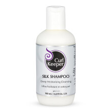 Curl Keeper Silk Shampoo for Curly Hair 3.8 Fl Oz - Deep Moisturizing & Cleansing Daily Hair Shampoo with Silk Amino Acids for All Curl Types - Wate