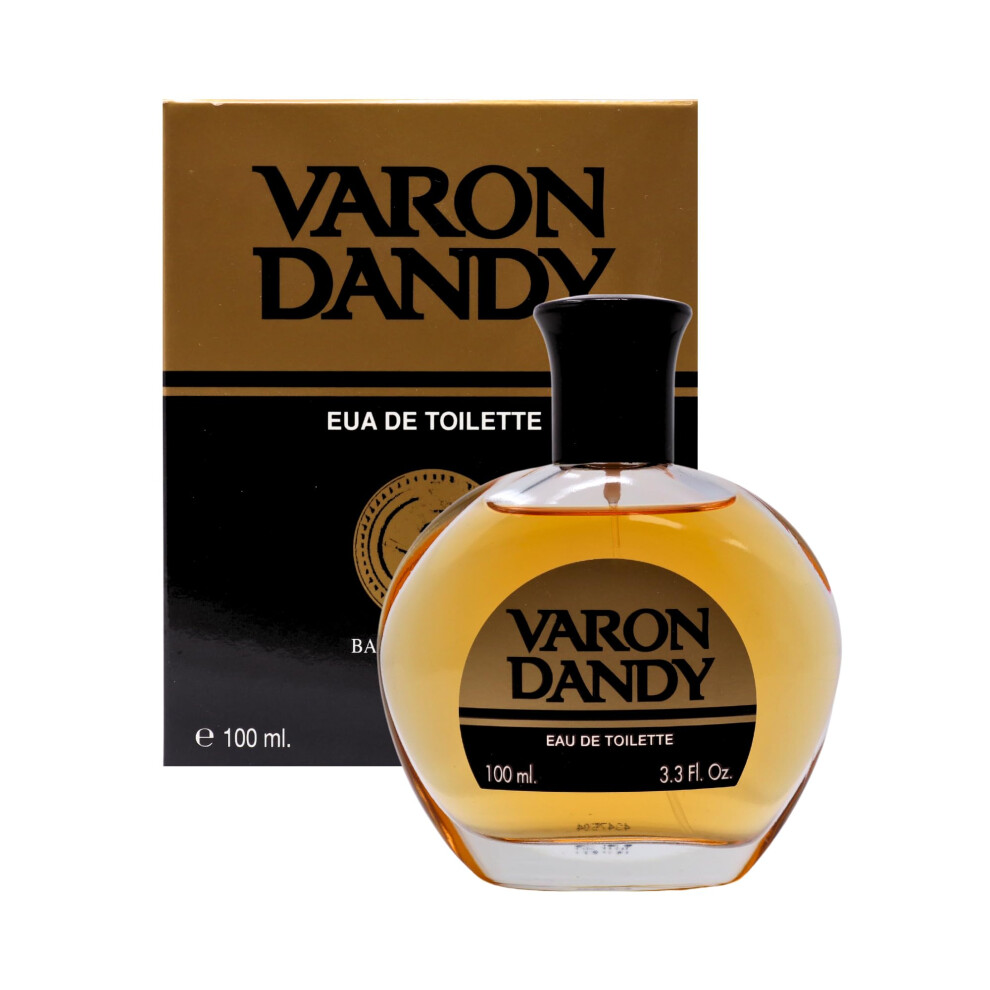 Varon Dandy Men's Classic Eau De Toilette Woody & Spicy Refreshing Invigorating Fresh Scent 3.3Oz