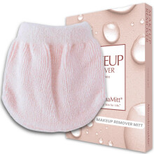 MicroderMamitt Genanvendelig mikrofiber Makeup Remover & Face Cleaning Cloth Mitt - Tør makeup med bare vand! - sletter vandtæt mascara læbestift
