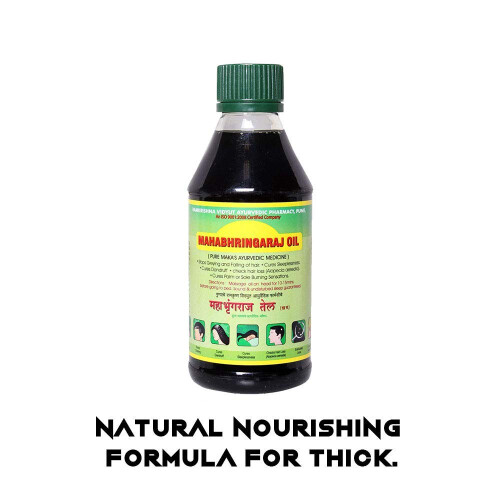 Mahabhringraj Ramakrishna Pharma Λάδι μασάζ για το τριχωτό της κεφαλής 200 ml 1