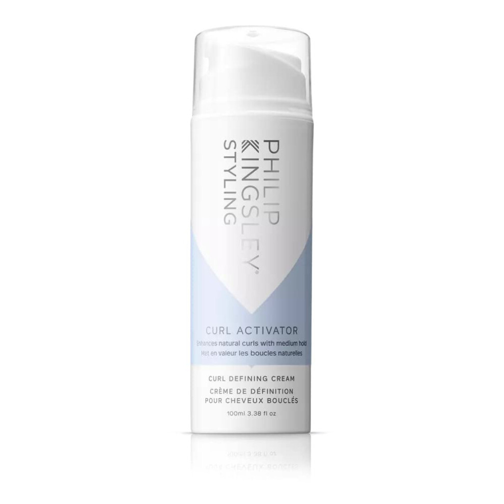 PHILIP KINGSLEY Curl Activator Defining Cream Curling Enhancing Styling Curly Wavy Hair Products  Natural Curls Enhancer with Medium Hold  3.38 oz