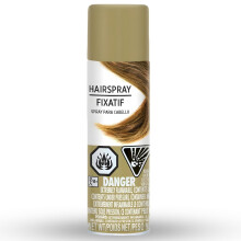 Shimmer Gold Hair Spray Color - 3 oz. (1 Count) - Instantly Transforms Your Look  Ideal for Parties & Cosplay