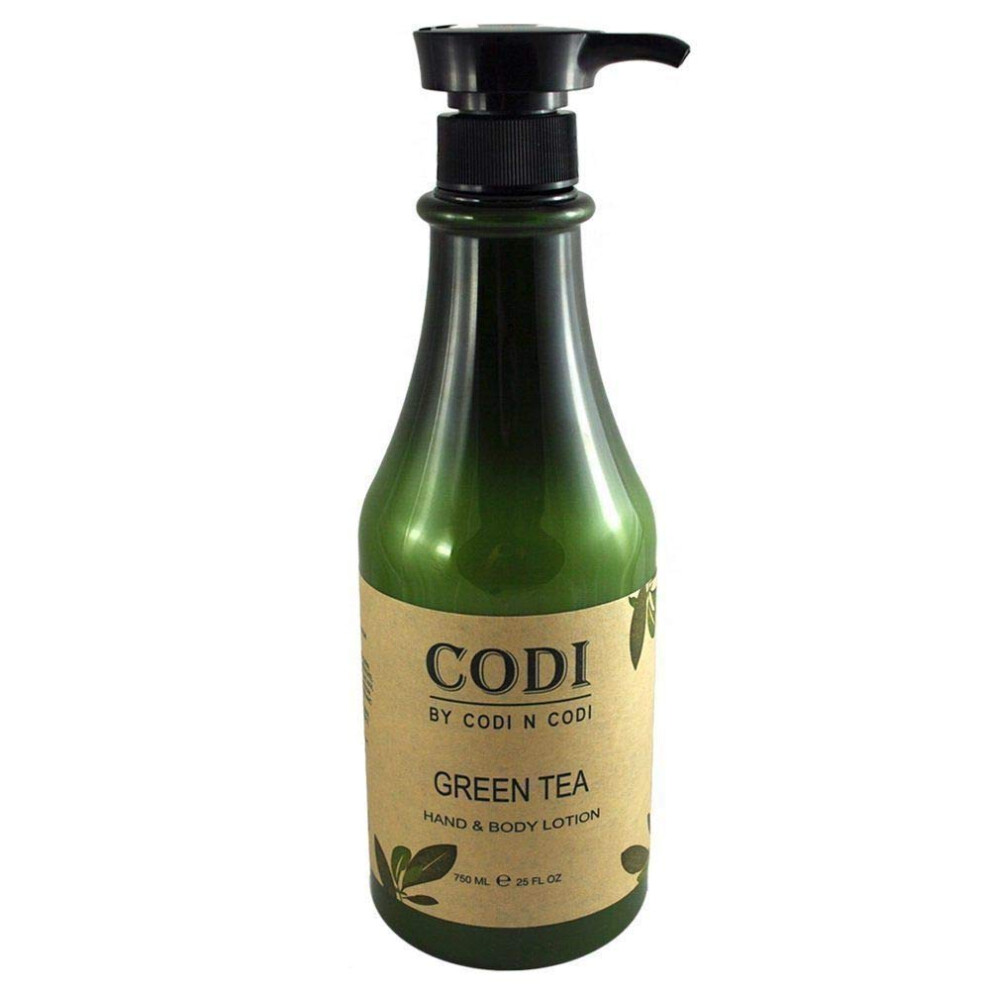 Codi Green Tea Hand & Body Lotion 750Ml/25Oz (Pack Of 2)