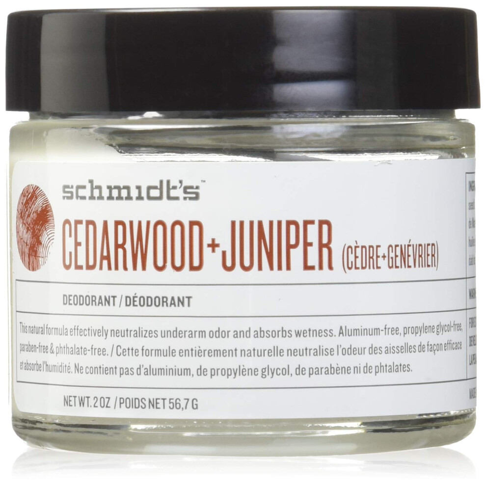 Schmidt's Deodorant Schmidt's Natural Deodorant  Cedarwood + Juniper 2 Ounce-image-OPC-PGM9R77-NEW