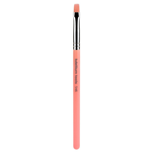 Bdellium Tools Επαγγελματικό Πινέλο Μακιγιάζ - Pink Bambu Series 546 Τετράγωνο Χείλι