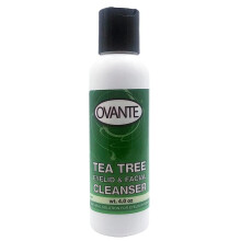 OVANTE Tea Tree Oil Eyelid Facial Cleanser Wash For Demodex Prone Skin 4.0 oz