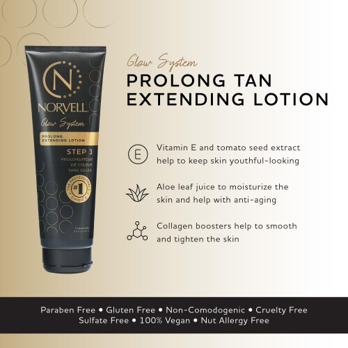 Norvell Prolong Sunless Tanning Loo Hidratante Extensor de Cor 8,5 fl.oz. 1