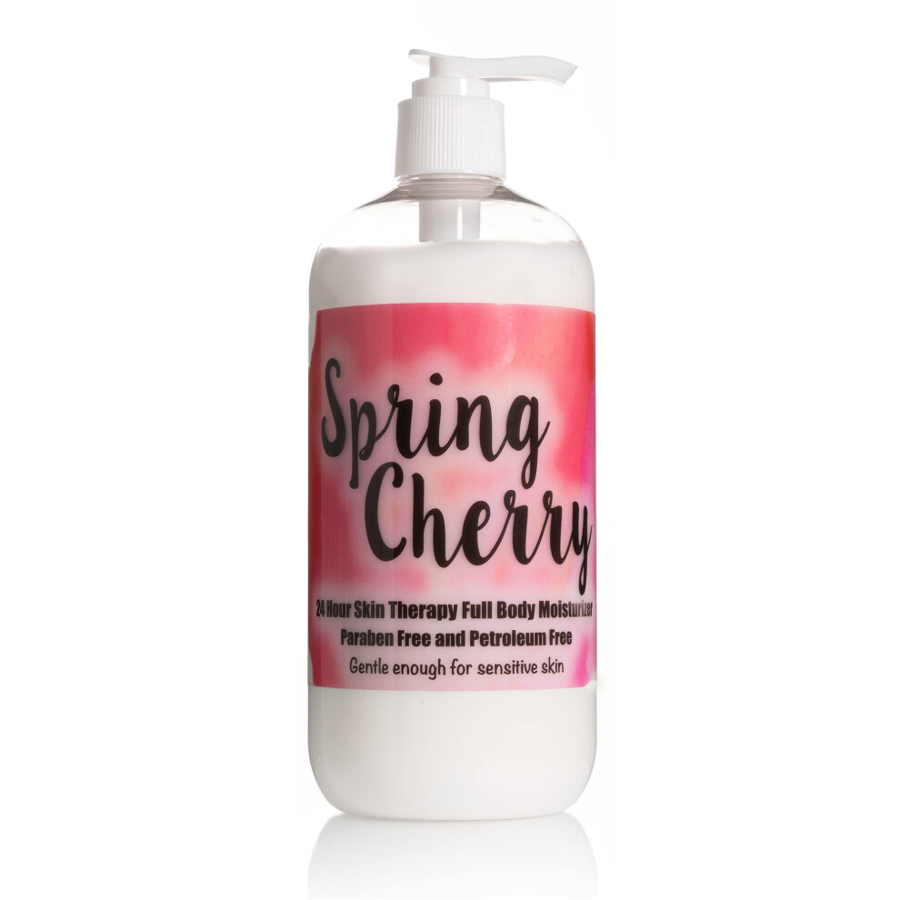 The Lotion company 24 Hour Skin Therapy Lotion  Spring cherry  16 Ounce