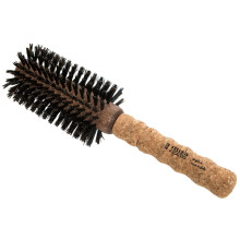 Ibiza Hair Professional Rund Orneh?rb?rste (EX4 65 mm) Letv?gts med forst?rkede b?rster og korkh?ndtag til volumen p? hovedet Tilf?j tekstur og g