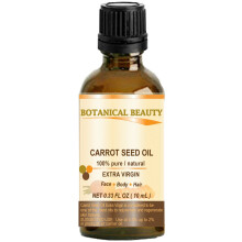 Botanical Beauty Wortelzaadolie 100% pure/natuurlijke/extra vierge/ongeraffineerde/koudgeperste/onverdunde basisolie. 10 ml. Huid, lichaam en haarverz