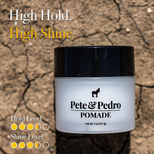 Pete & Pedro HAIR POMADE - Κλασική Πομάδα Μαλλιών για Άνδρες | Μεσαία Στήριξη και Υψηλή Λάμψη 2
