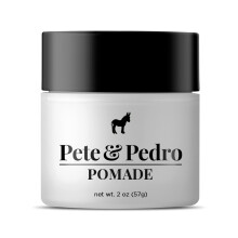 Pete & Pedro HAIR POMADE - Klassieke haarstylingpomade voor mannen | Medium hold en hoge glans met veel controle helpt het haar naar achteren te strek