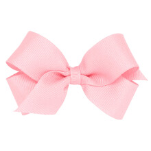 Las chicas de las chicas 'clsica del cabello Grosgrain Bow con centro de envoltura lisa en una ninter