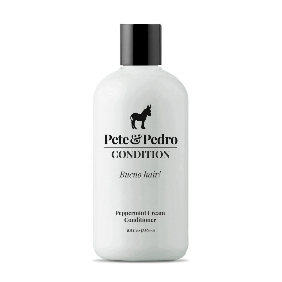 Pete & Pedro Condition - Peppermint Daily Conditioner For Men & Women | Creamy Conditioner Hydrates & Heals Dry Damaged Hair | As Seen On Shark Tank
