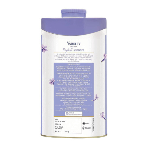 Yardley Αρωματικό τάλκης με αγγλική λεβάντα Yardley 250 γρ. 2