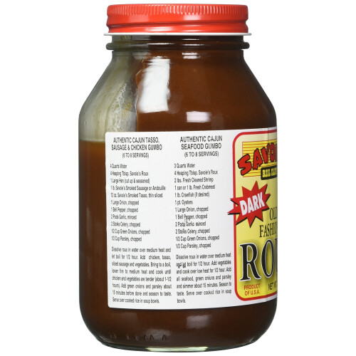 SAVOIE'S Old Fashioned Dark Roux 32oz 1