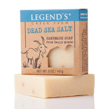 Jabón de Cabra de Legend's Creek Farm - Barra Limpiadora Hidratante de 5 Oz, Suave y Natural para Piel Sensible