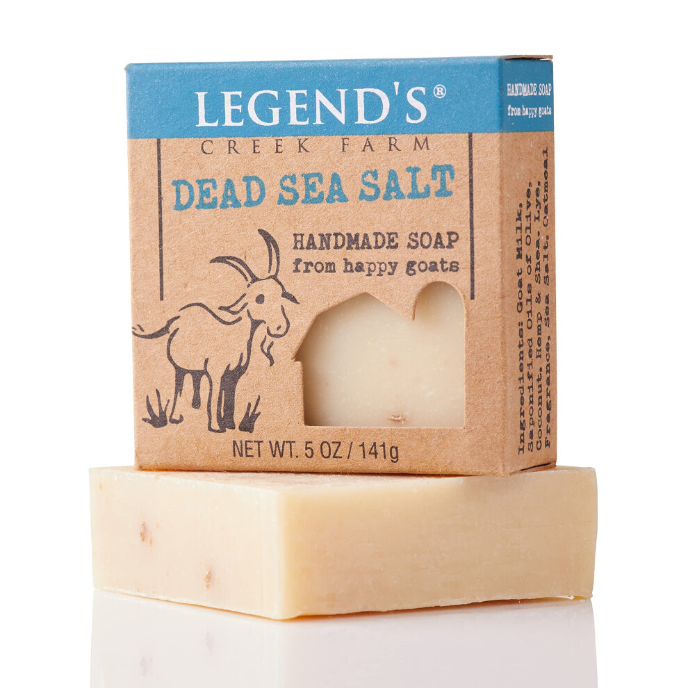 Legend's Creek Farm Goat Milk Soap - Cleansing Moisturizing Bar For Hands And Body - 5 Oz Creamy Lather, Nourishing, Gentle Natural Soap For Sensitive
