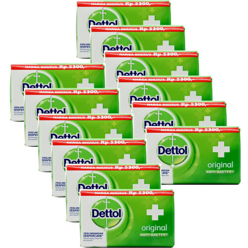 Dettol Savon Barres Antibactérien Dettol, Original, 110 Gr / 3.88 Oz (Pack de 12)