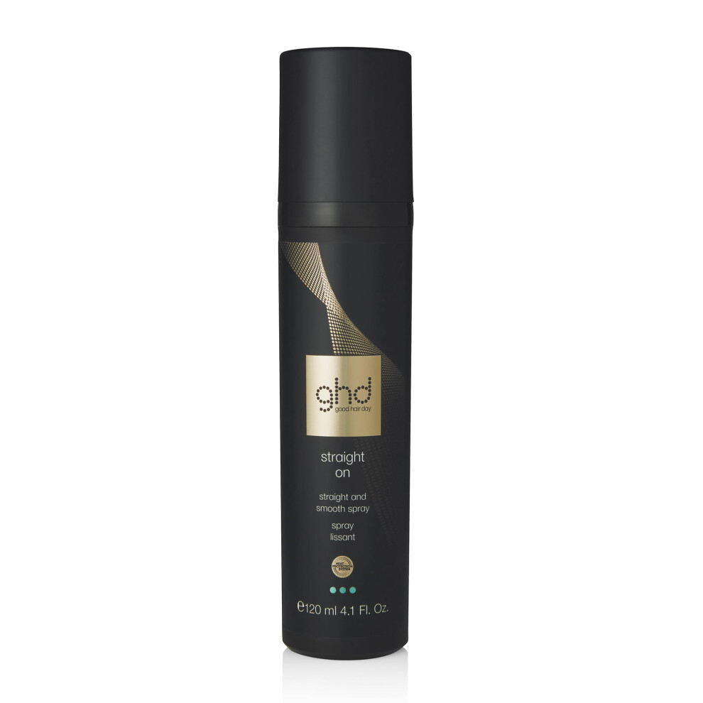 ghd Straight On Heat Protectant for Hair - Straight & Smooth Hair Spray  Heat Protection System to Strengthen and Smooth Hair for Anti-Frizz Styling -