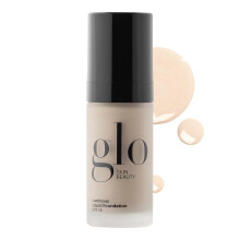 Glo Skin Beauty Lichtgevende vloeibare minerale foundationmake-up met SPF 18 (porselein) - Verbetert een ongelijkmatige teint Verzacht en corrigeert