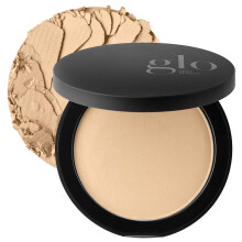 Glo Skin Beauty Pressed Base Powder Foundation Makeup (Golden Medium) - Flawless Coverage for a Radiant Natural Second-Skin Finish