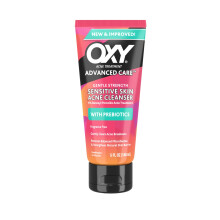 Limpiador facial avanzado OXY Maximum Action Sensitive, botella de 5 onzas