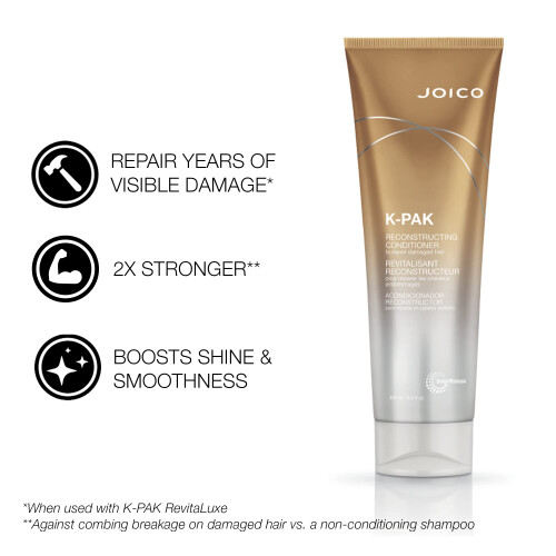 Joico Σαμπουάν και μαλακτικό Joico K-PAK Daily για την αποκατάσταση ζημιών 10,1 ουγγιών 2