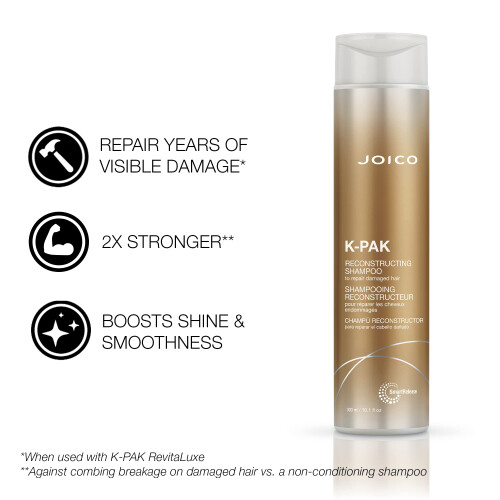 Joico Σαμπουάν και μαλακτικό Joico K-PAK Daily για την αποκατάσταση ζημιών 10,1 ουγγιών 1