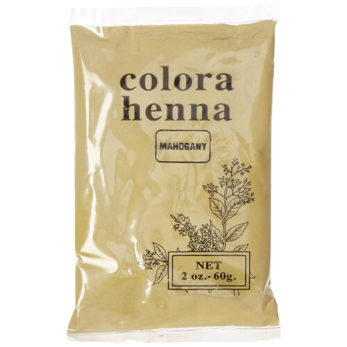 Colora Poudre de Cheveux Henna Acajou, 2 Onces (Pack de 3) 1