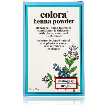 Colora Henna Pulver Hårfärg Mahogny, 2 Uncia (Pack om 3)