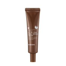 MIZON All in One Snail Repair Cream Snail Line Face Moisturizer Snail Mucin Extract Wrinkle Care Blemish Care Without Stickiness Korean Skinca