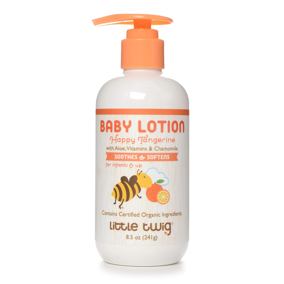Little Twig Baby Lotion Natural Plant Derived Formula Tangerine 8.5 Fl Oz. Mal Vetvicka