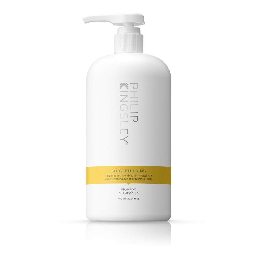 PHILIP KINGSLEY Body Building Volumizing Shampoo for Fine Hair  Women and Men  with Keratin  Volumizer Thickening Volume Hair Products  33.8 oz