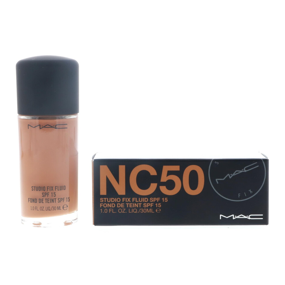 MAC 'Studio Fix' Fluid Foundation SPF 15#NC50