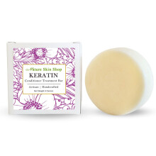 Nature Skin Shop Keratin Treatment Conditioner Bar Intense Hair Solid Conditioner All Hair Types including frizzy hair Sulfate-Free Vegan Cruelt