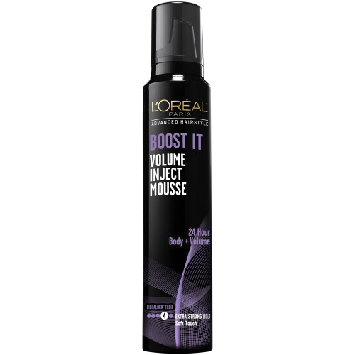 L'Oreal Paris Hårvård Advanced Hairstyle Boost It Volume Inject Mousse, 8.3 oz